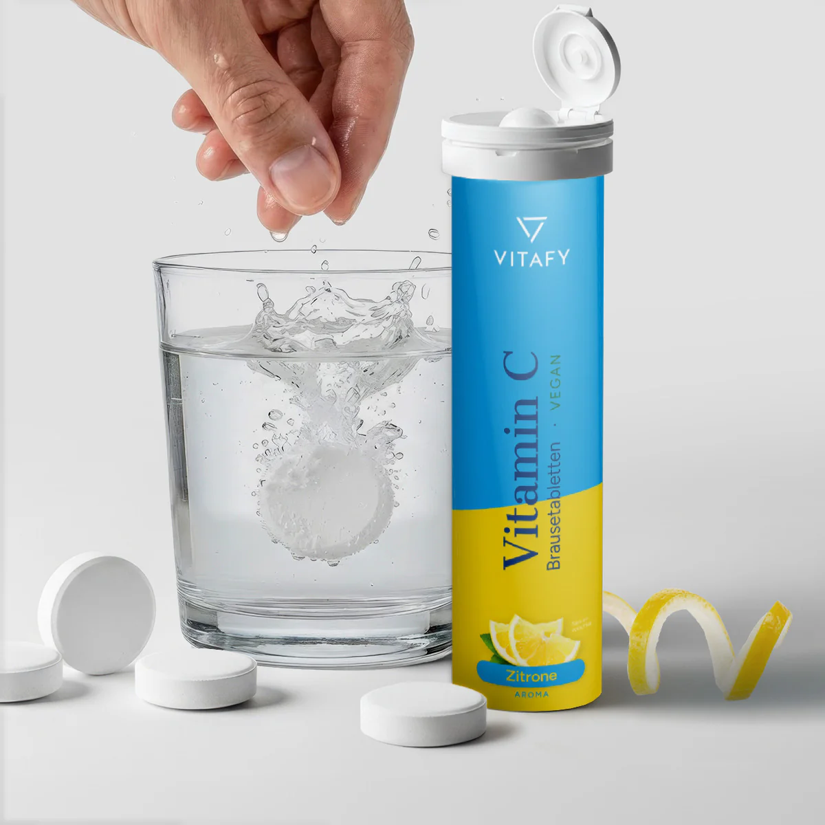Vitamin C - Zitrone (20 Brausetabletten) - Image 2