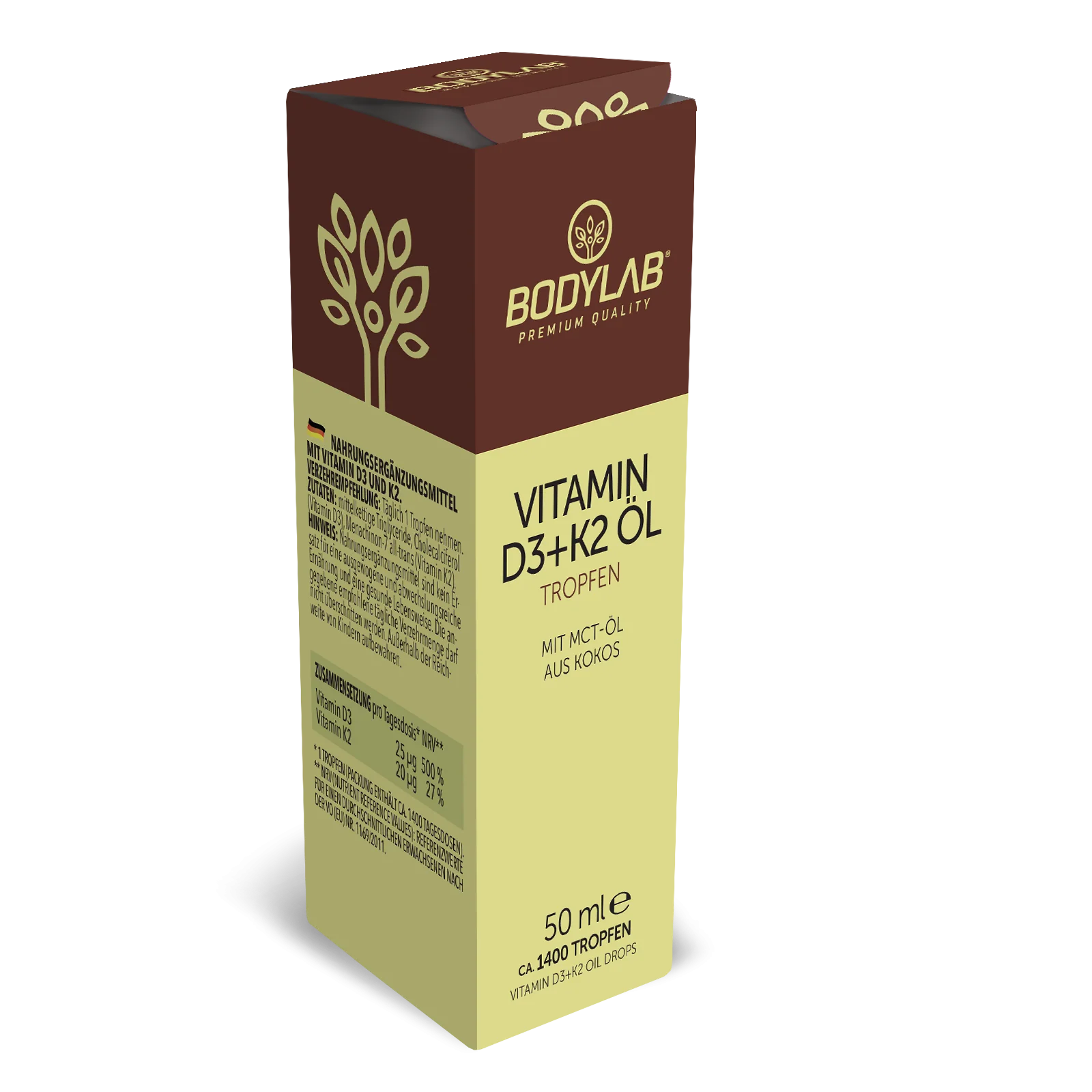 Vitamin D3 + K2 Öl Tropfen (50ml) - Image 3